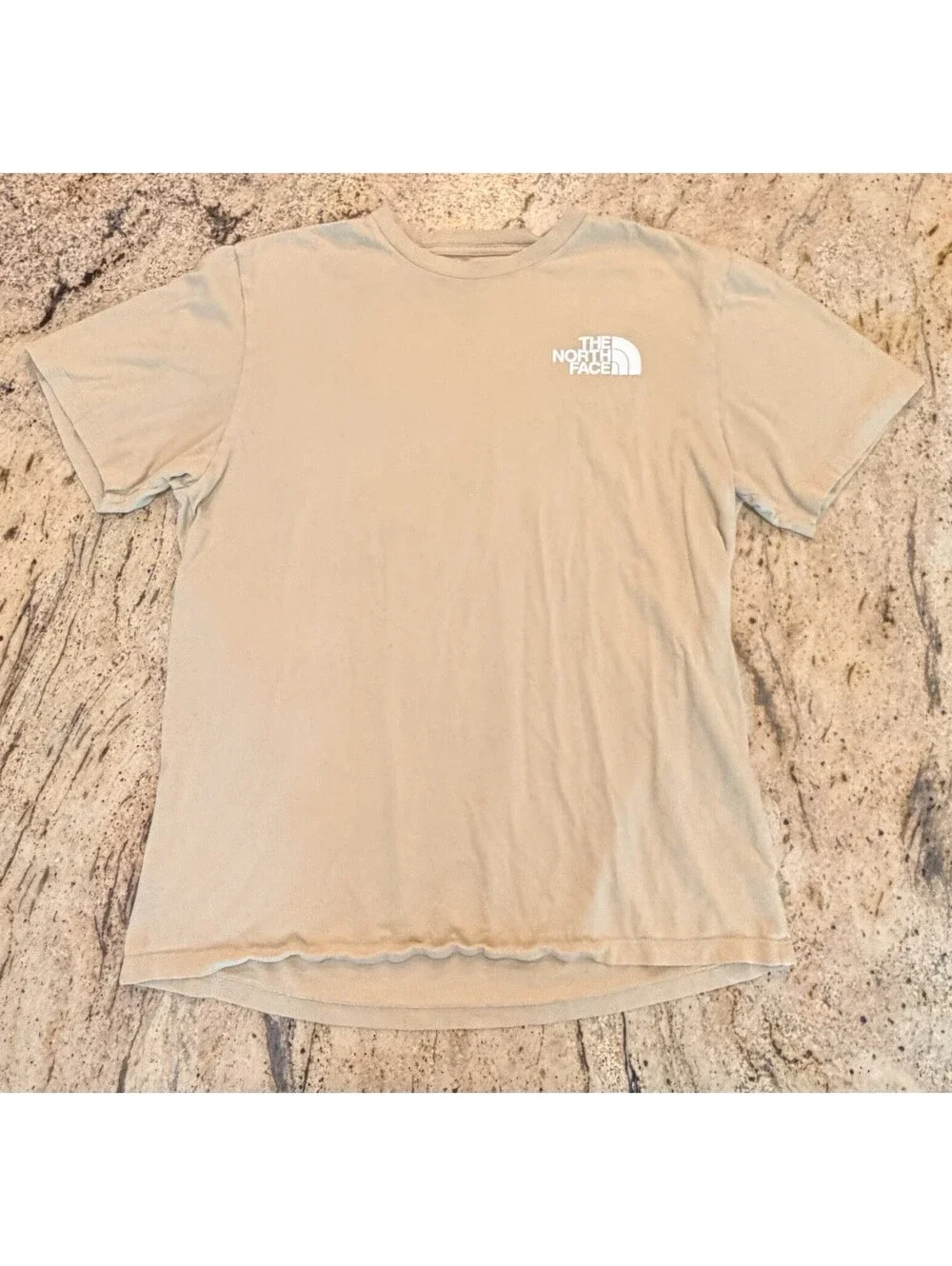 *TWO* The North Face Tshirts Size Med Short Sleeve Black And Tan